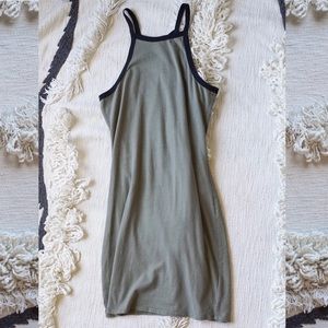 5 {for} 25 ✨ Olive Dress Halter Jersey Knit Casual